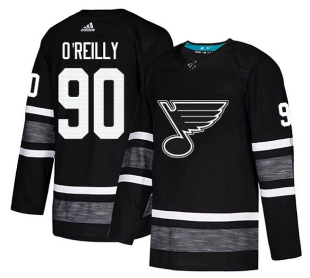 Men's St. Louis Blues #90 Ryan O'Reilly Black 2019 All-Star Stitched NHL Jersey